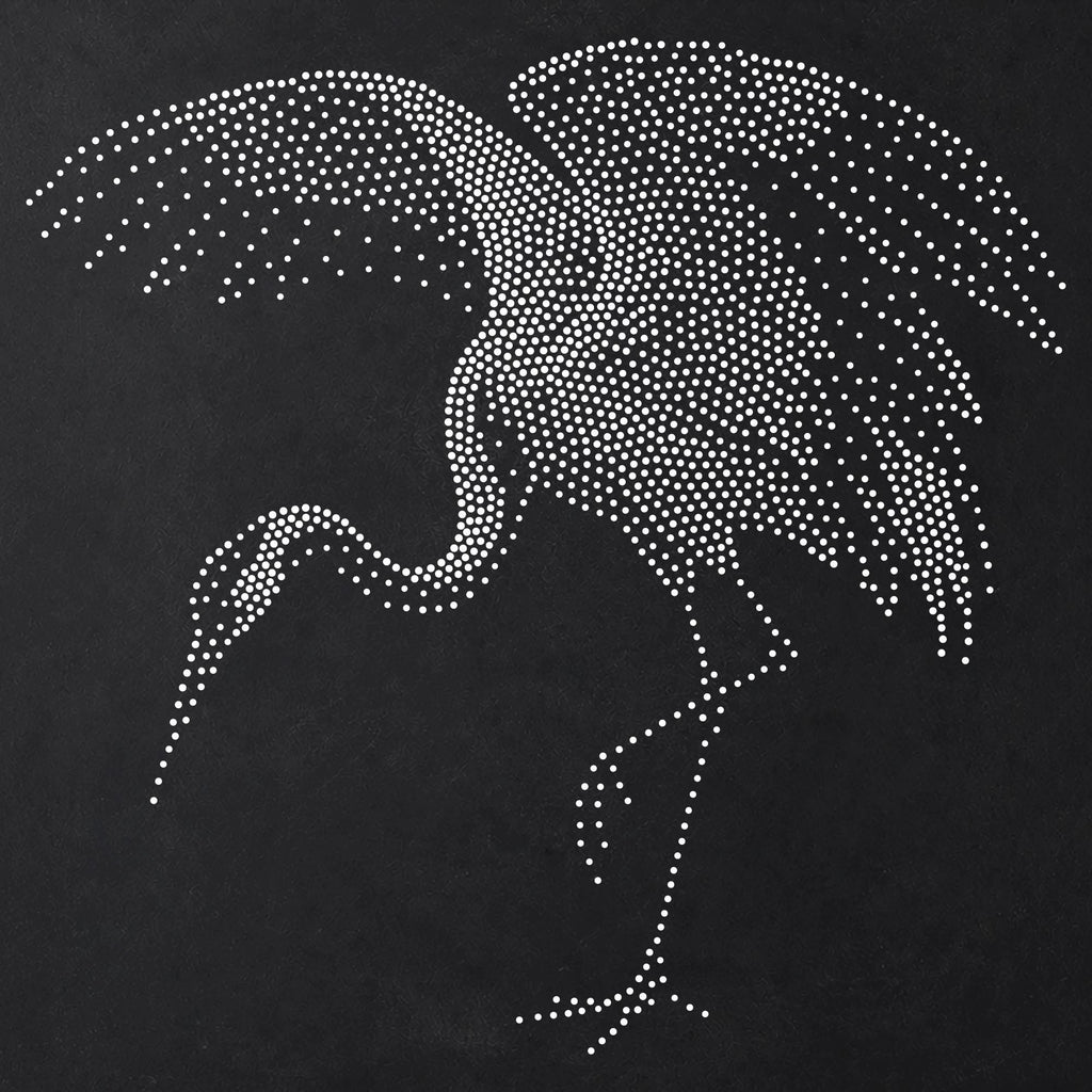 Crane Bird reusable Mylar stencil