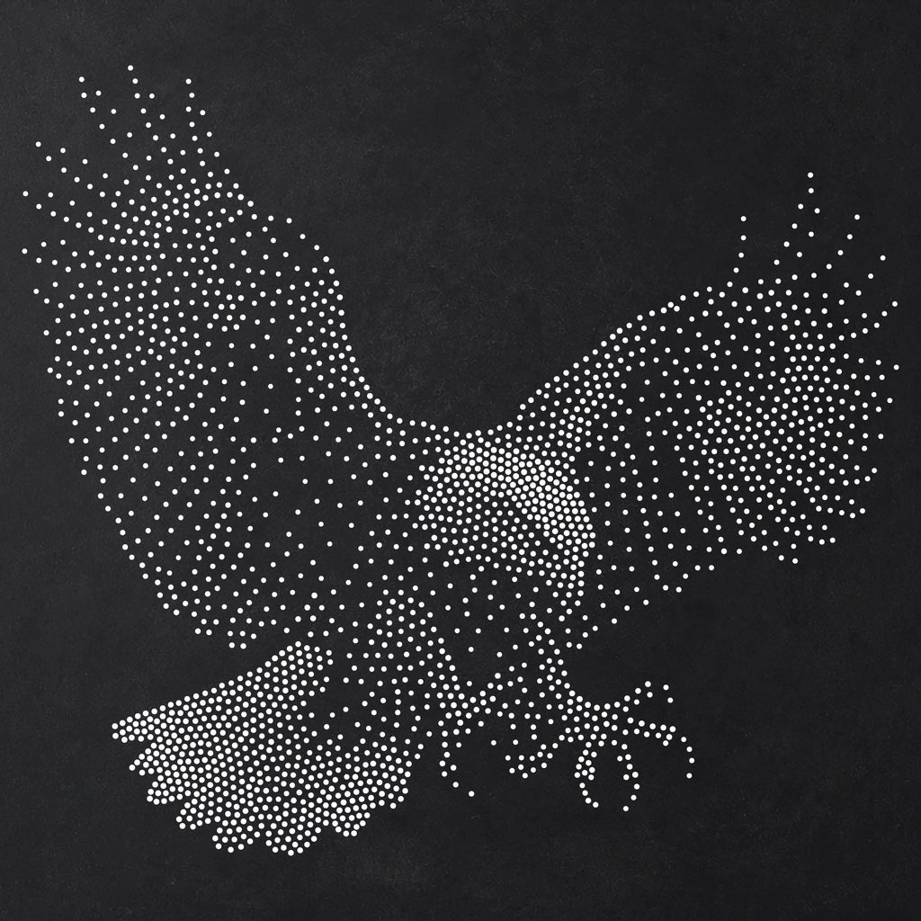 Eagle Swooping reusable Mylar stencil