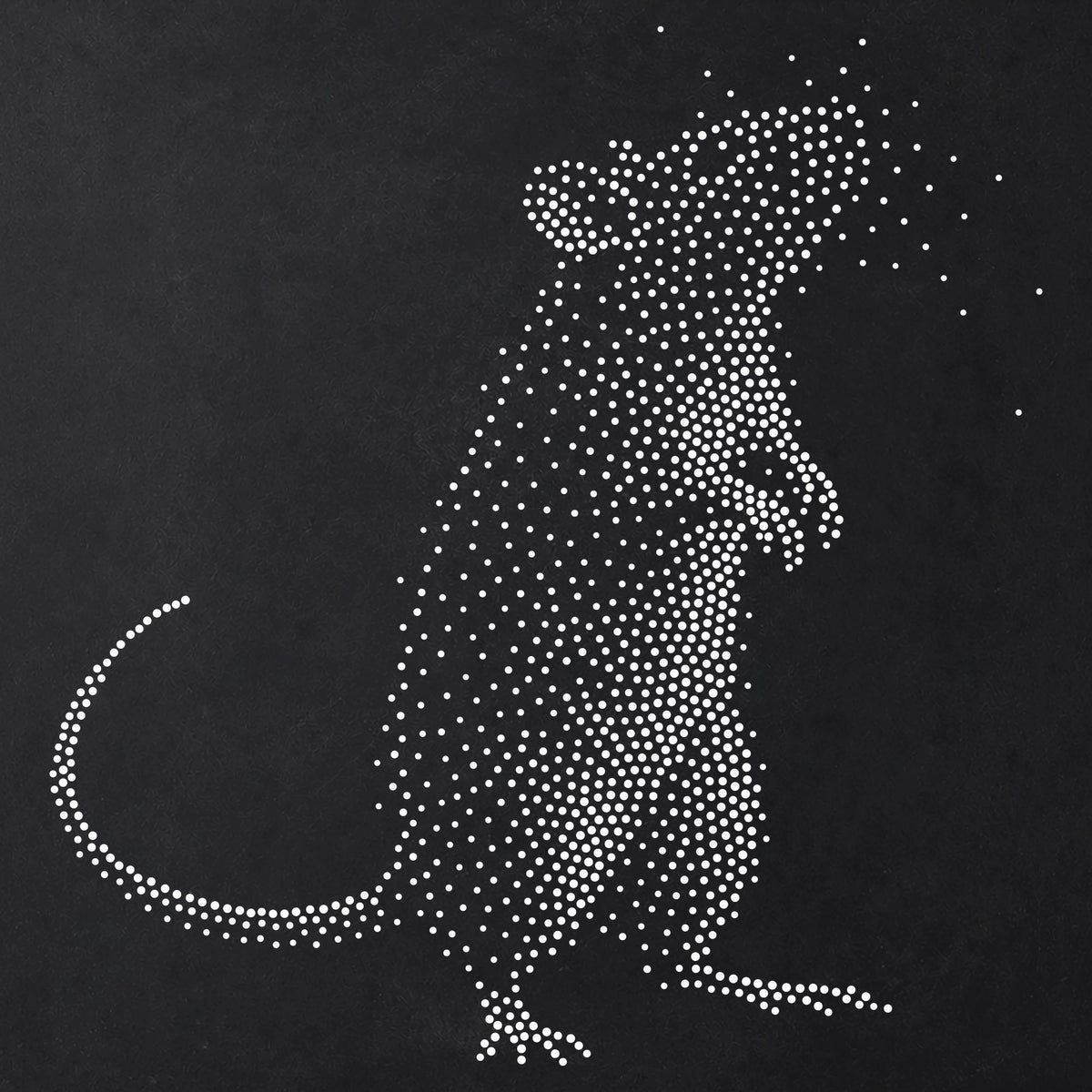 Rat reusable Mylar stencil