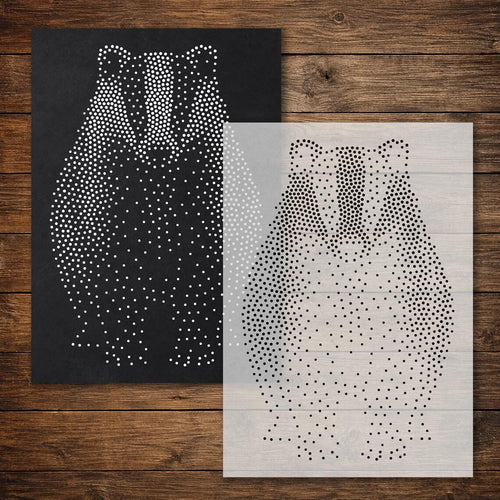 Badger reusable Mylar stencil