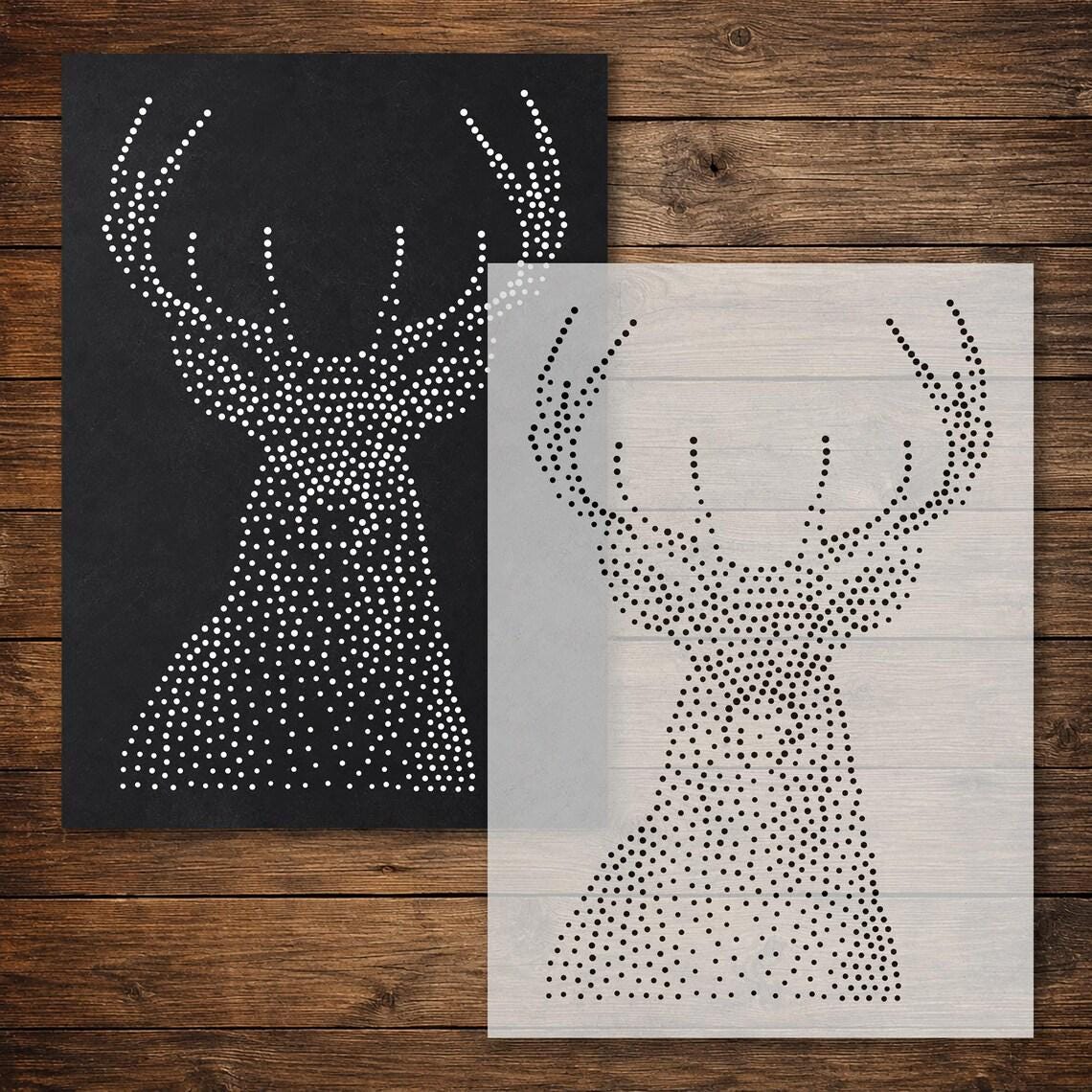 Stag reusable Mylar stencil
