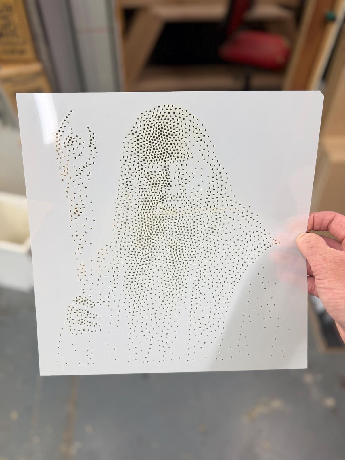Wizard reusable Mylar stencil
