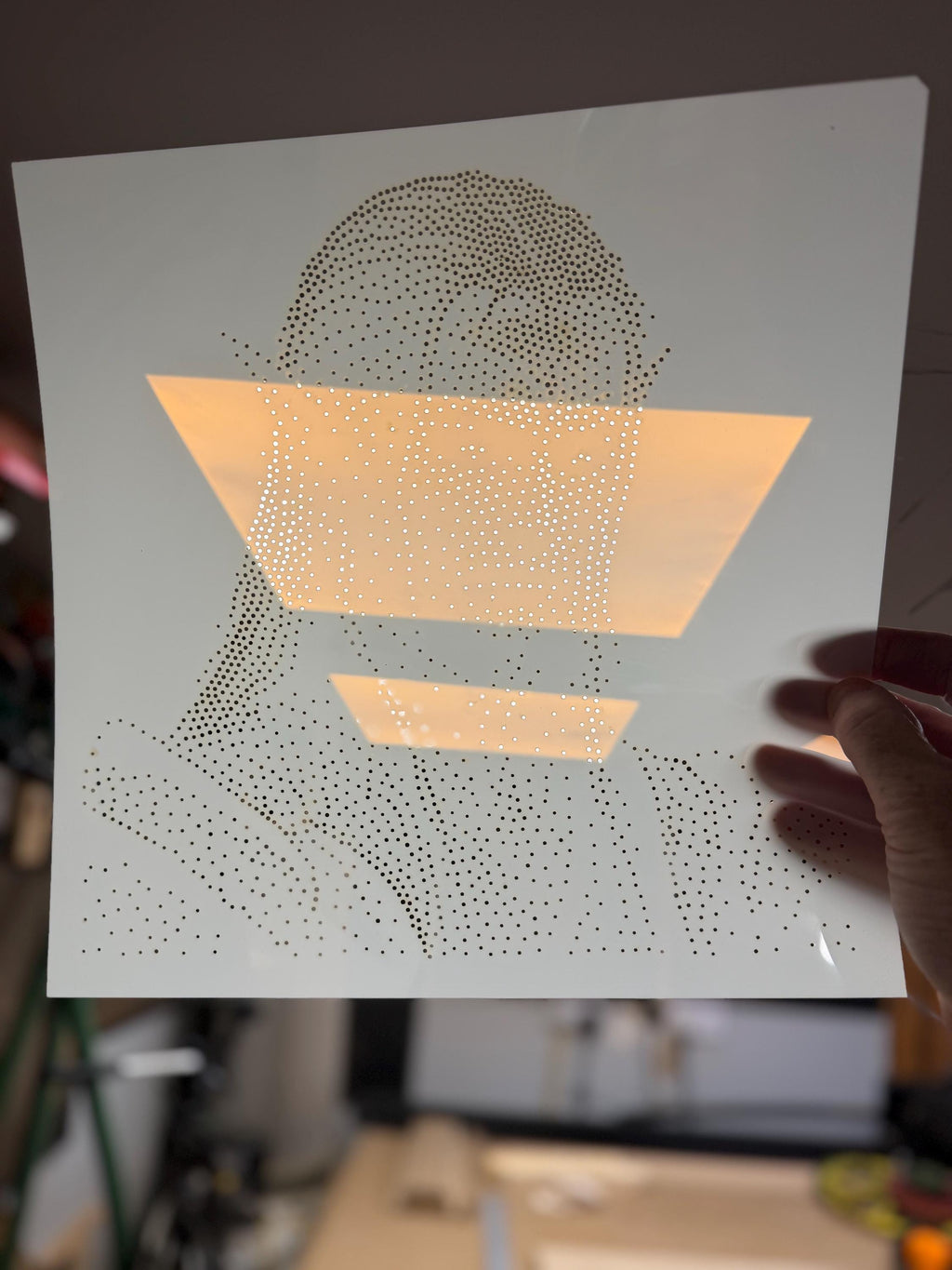 Dark Elf reusable Mylar stencil