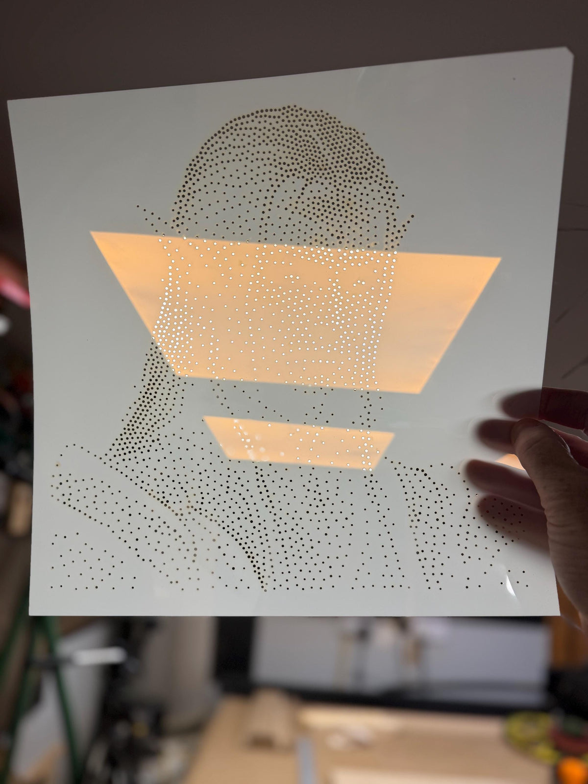 Dark Elf reusable Mylar stencil