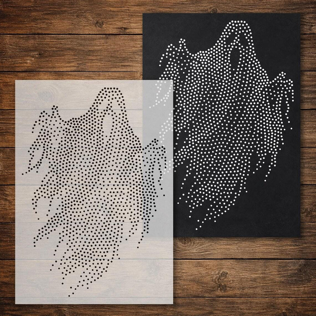 Ghost reusable Mylar stencil