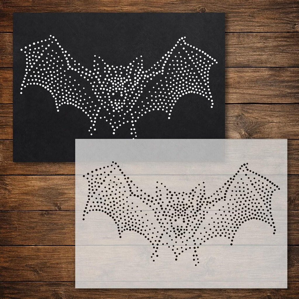 Halloween Bat reusable Mylar stencil