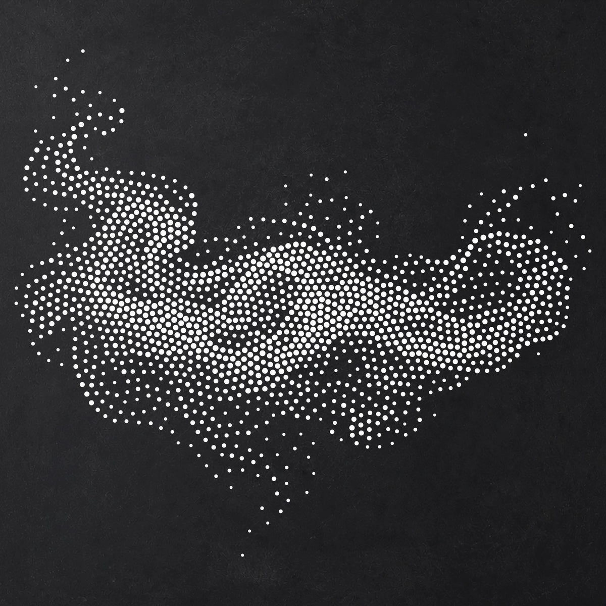 Smoke #2 Cloud reusable Mylar stencil