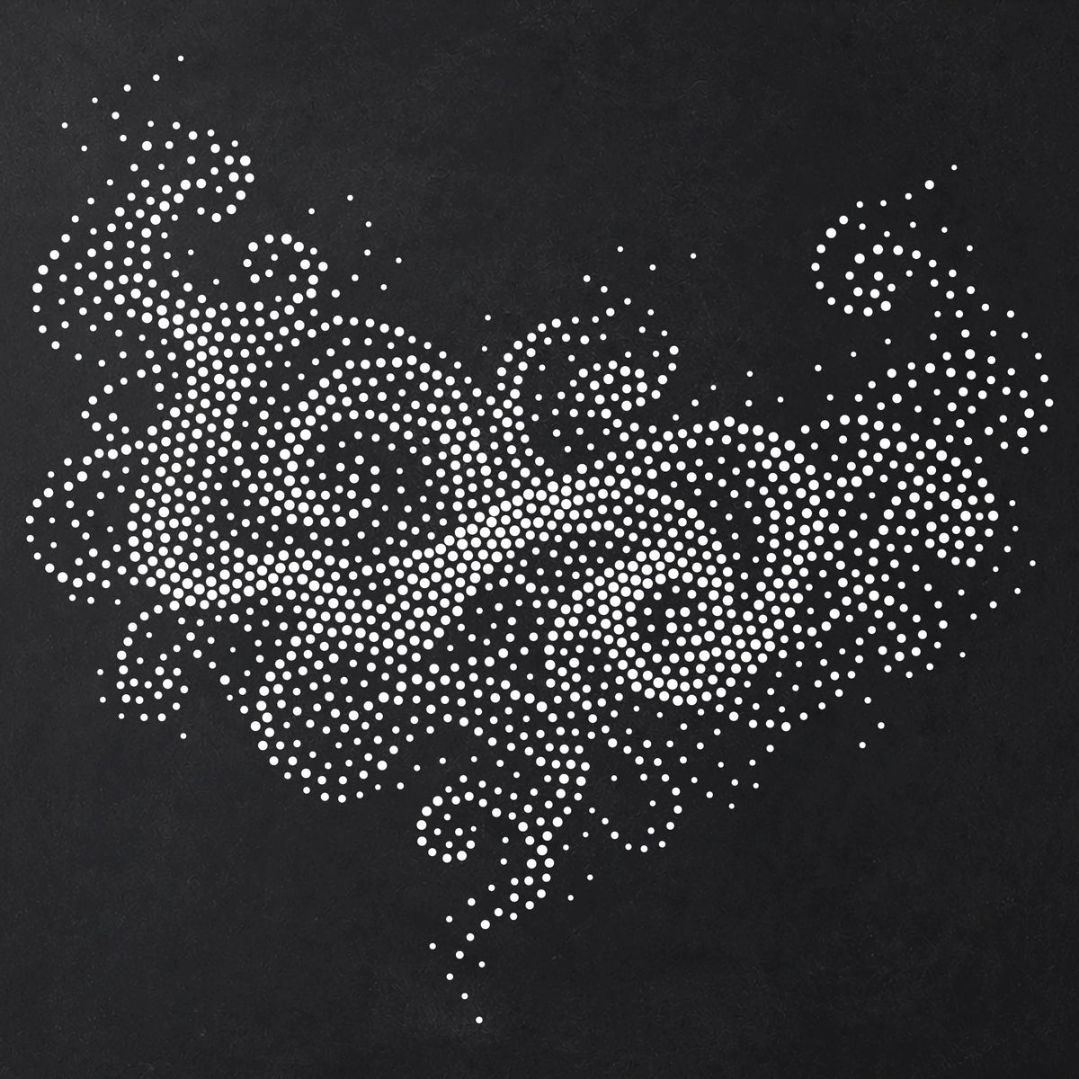Smoke #3 Cloud reusable Mylar stencil