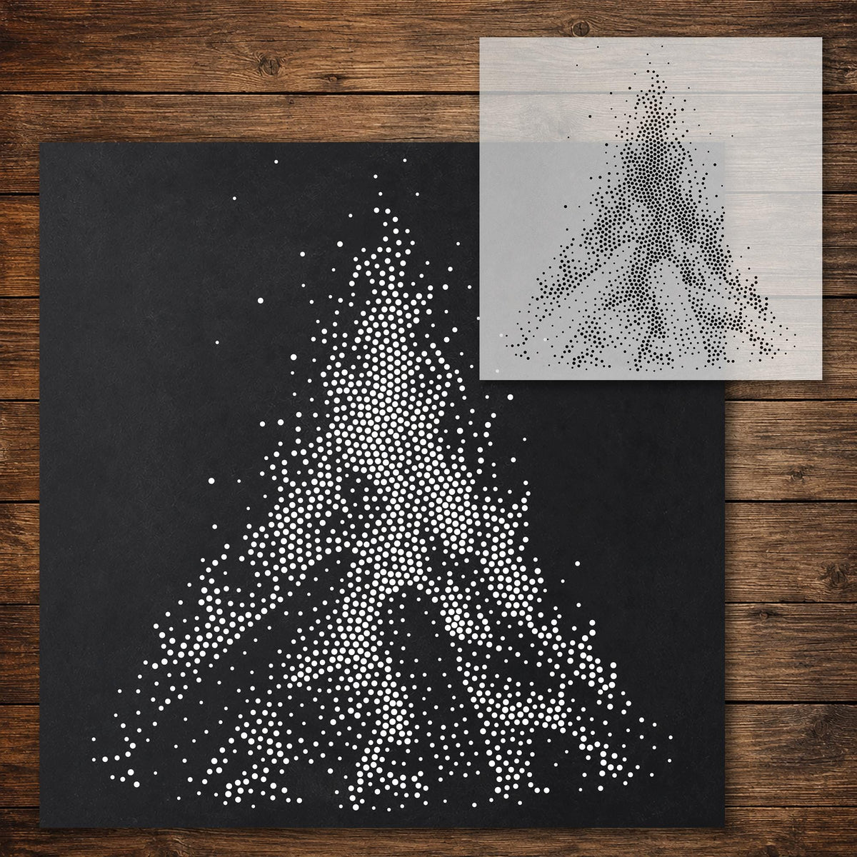 Bonfire reusable Mylar stencil