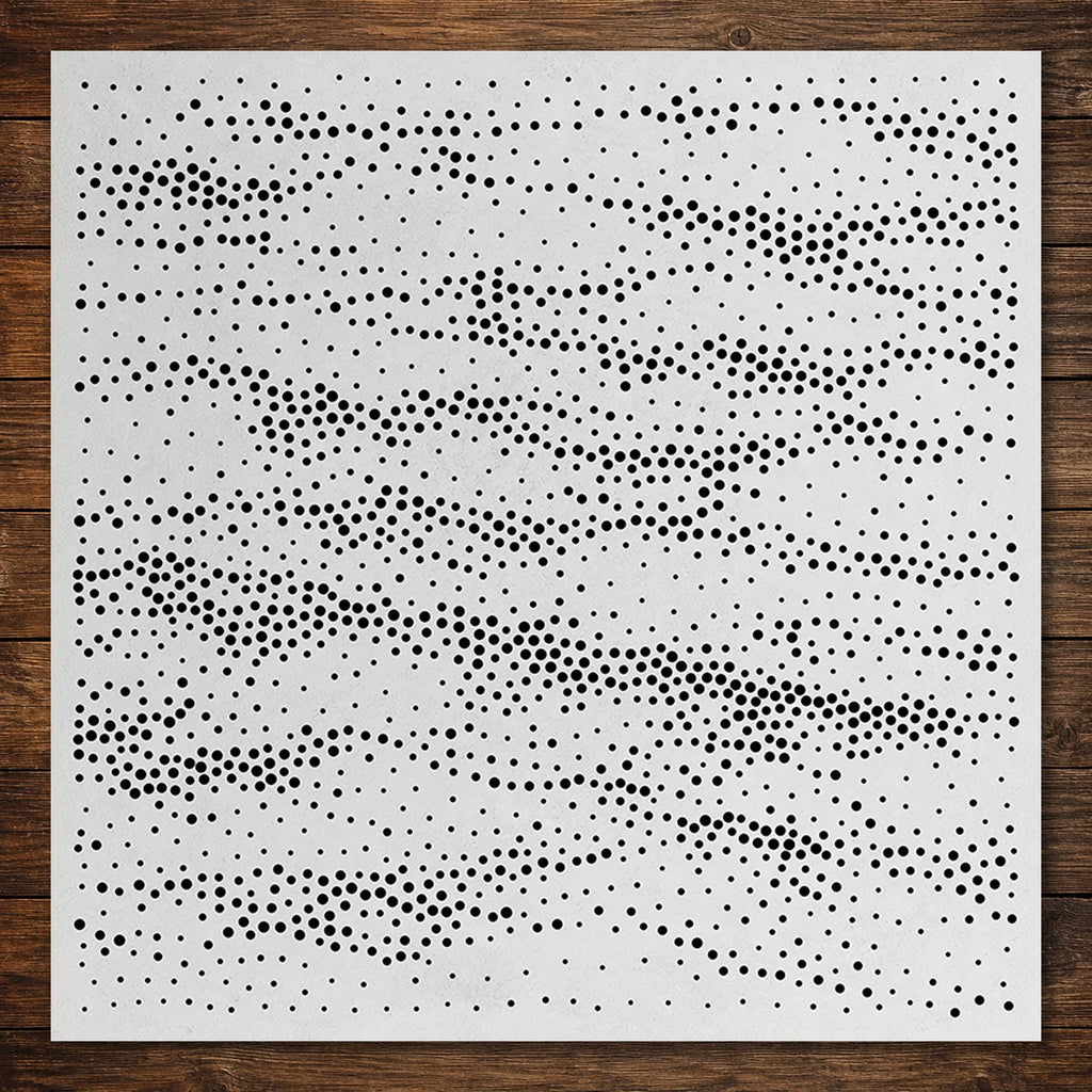Ocean Waves #1 reusable Mylar stencil