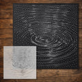 Water Ripples reusable Mylar stencil