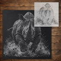 Charging Rhino reusable Mylar stencil
