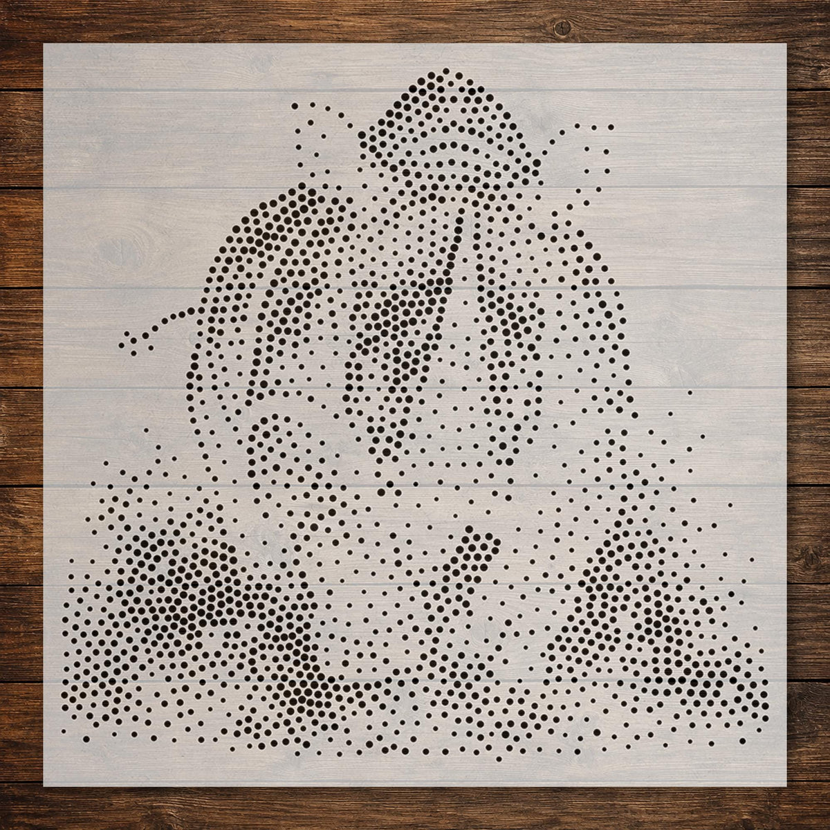 Charging Rhino reusable Mylar stencil