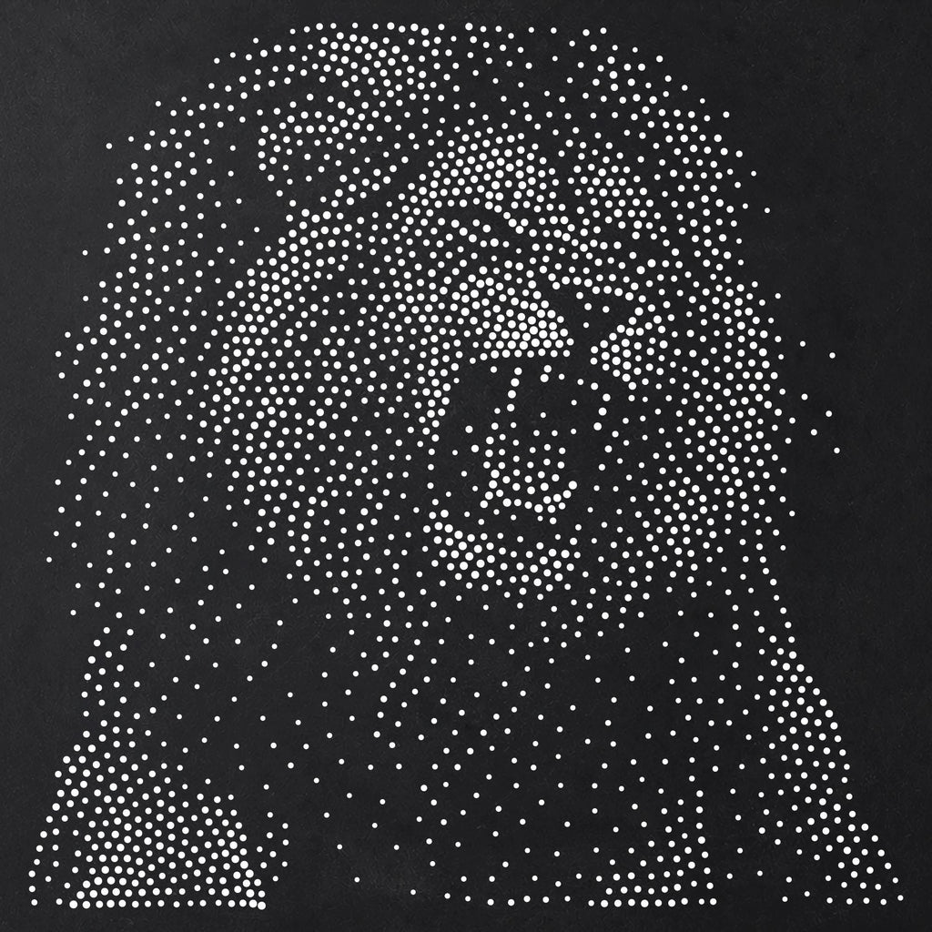 Lion Roaring reusable Mylar stencil