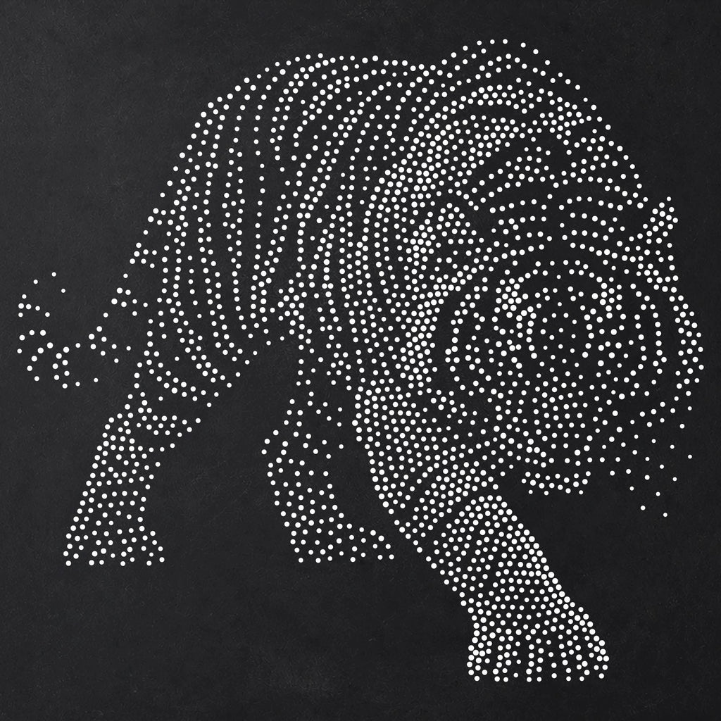 Tiger Prowling reusable Mylar stencil