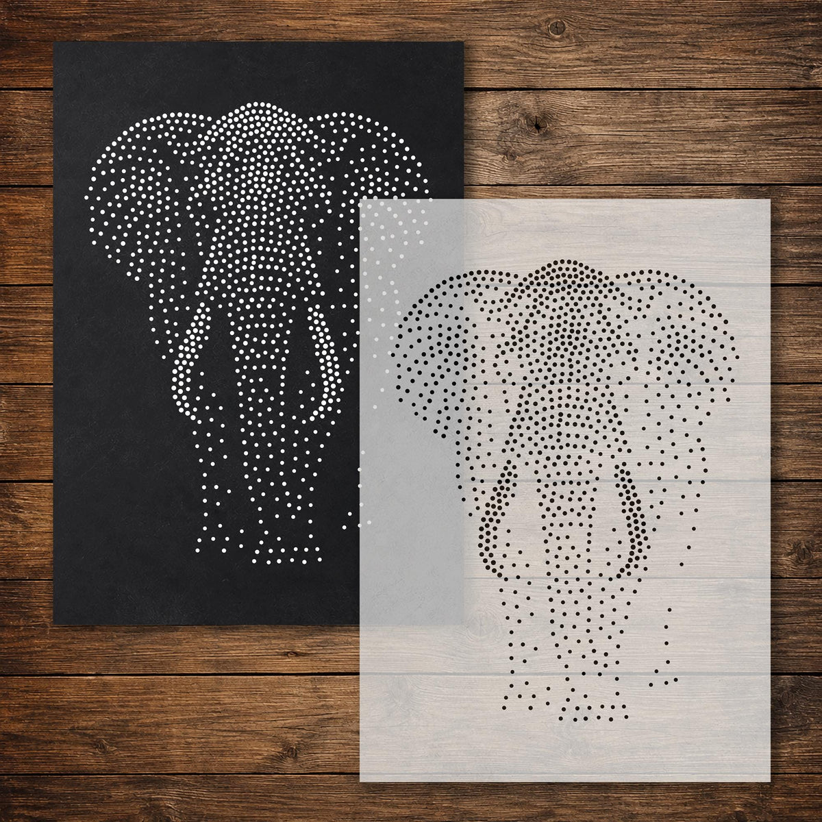 Safari reusable Mylar stencil