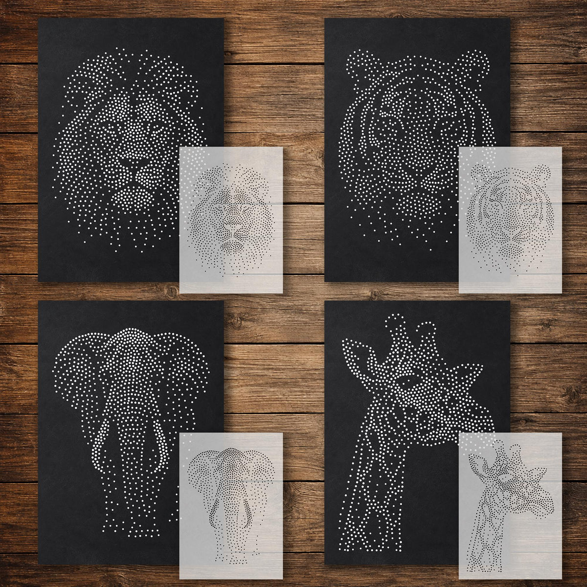 Safari reusable Mylar stencil