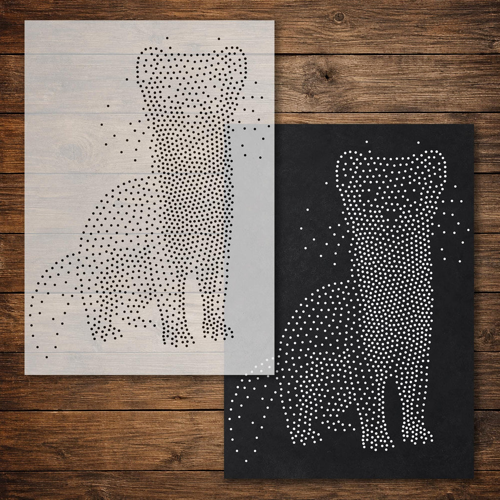 Woodland Animal reusable Mylar stencil