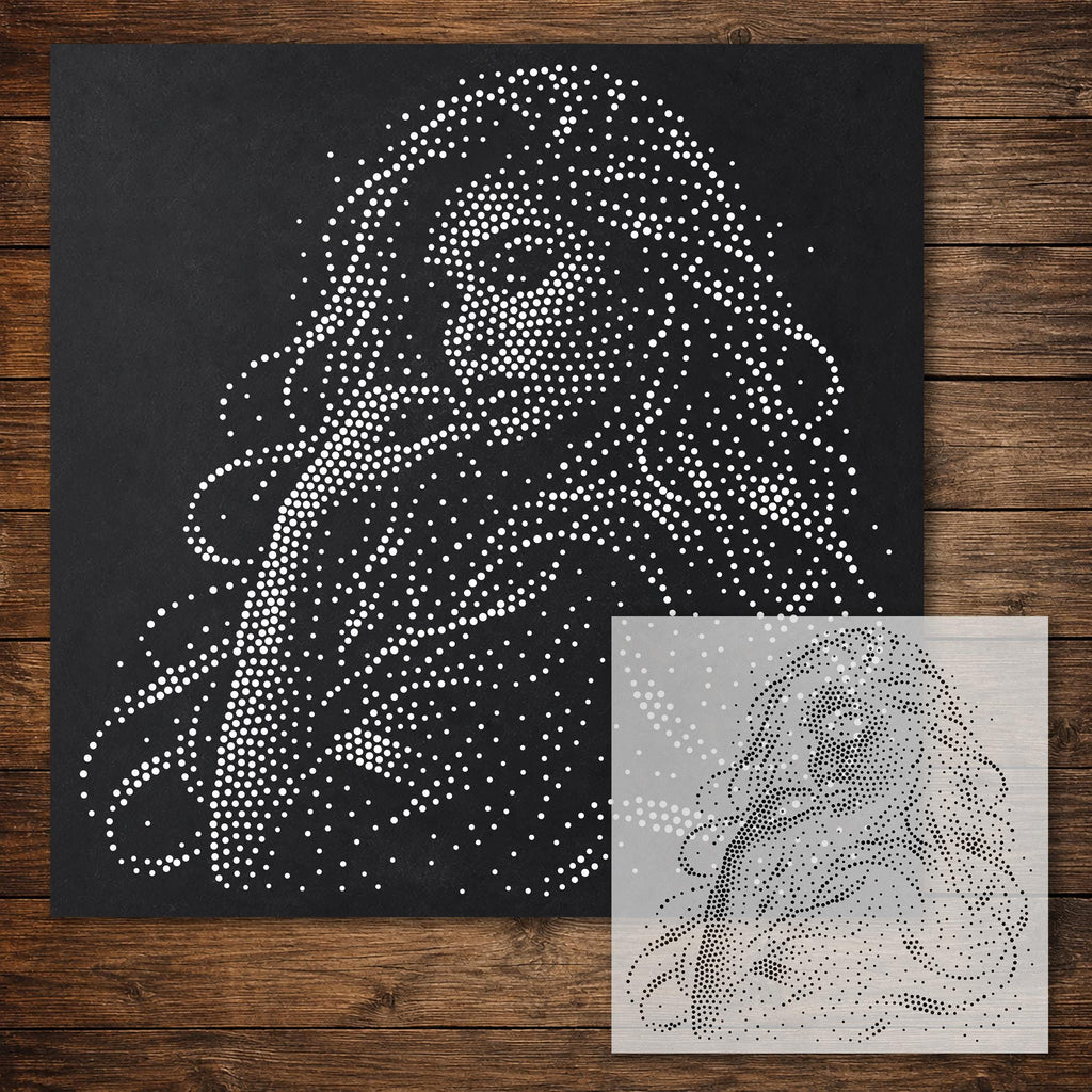 Women’s Portrait Collection reusable Mylar stencil
