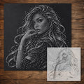 Women’s Portrait Collection reusable Mylar stencil