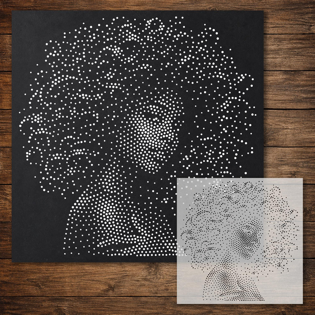 Women’s Portrait Collection reusable Mylar stencil