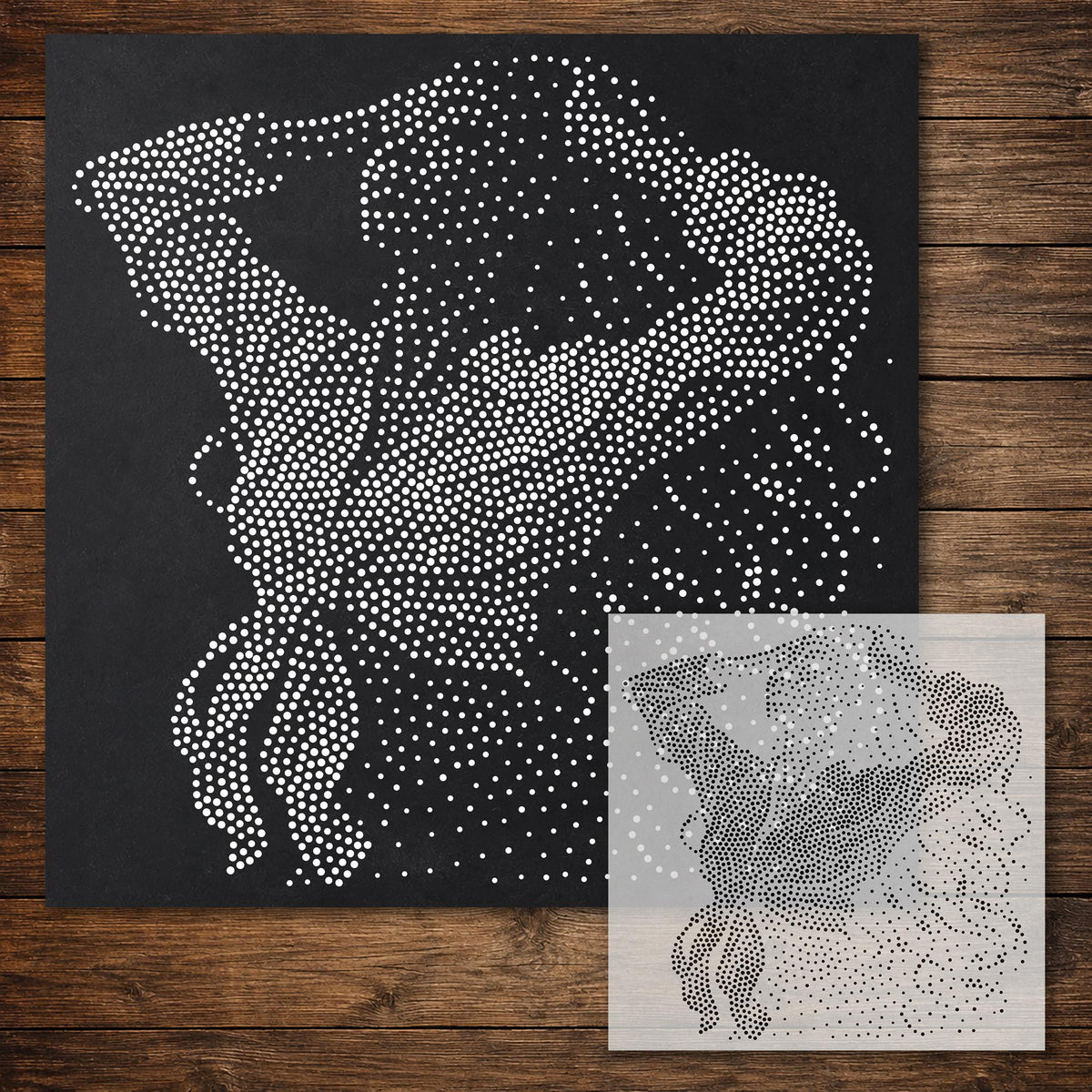 Women’s Portrait Collection reusable Mylar stencil