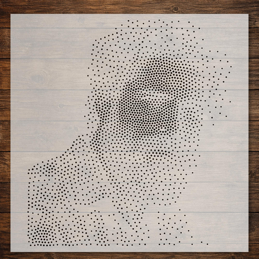 Men’s Portrait Collection reusable Mylar stencil