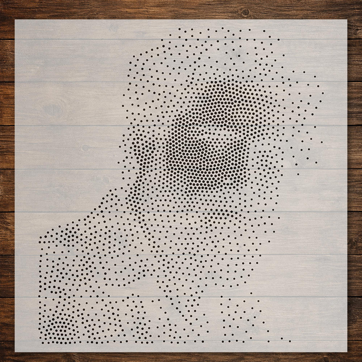 Men’s Portrait Collection reusable Mylar stencil