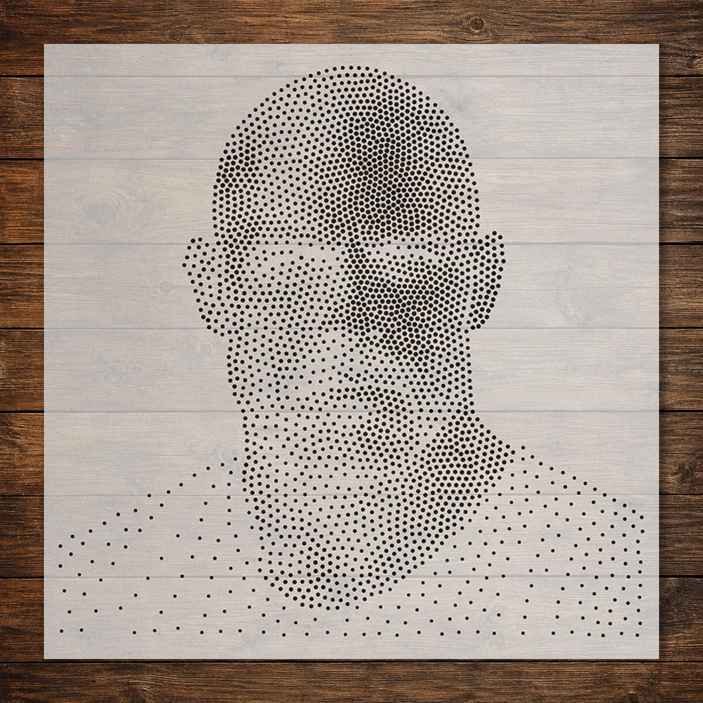 Men’s Portrait Collection reusable Mylar stencil