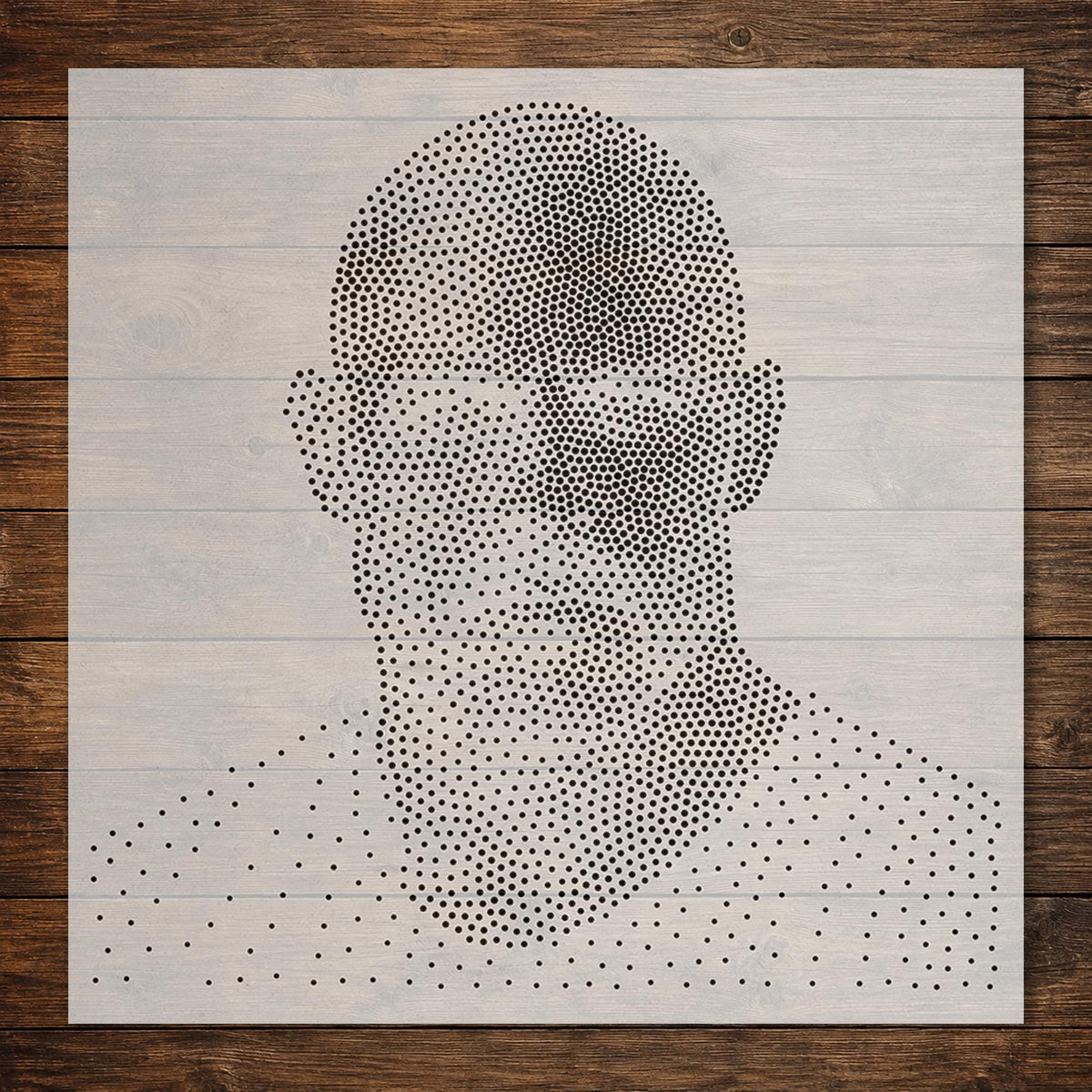 Men’s Portrait Collection reusable Mylar stencil