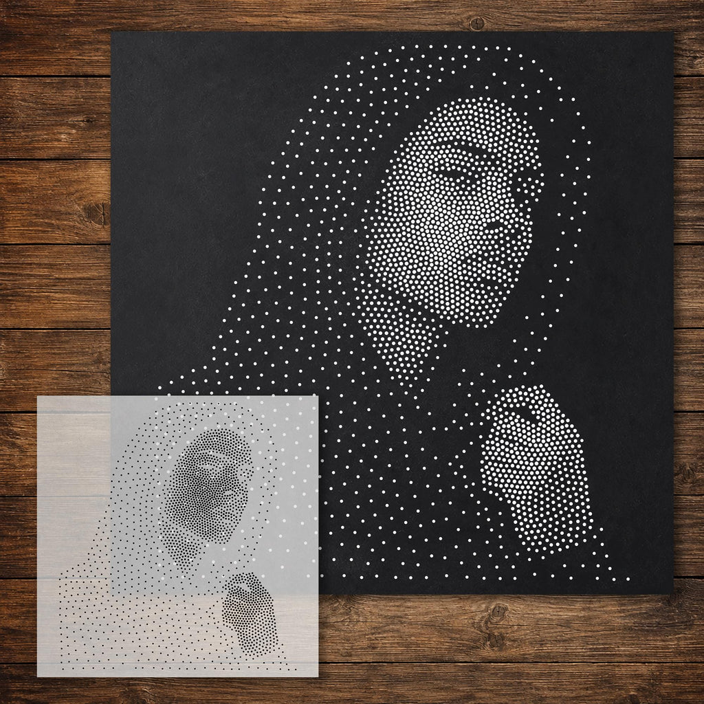 Men’s Portrait Collection reusable Mylar stencil