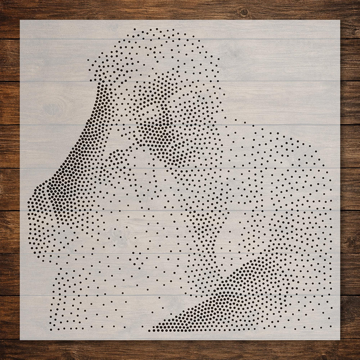 Men’s Portrait Collection reusable Mylar stencil