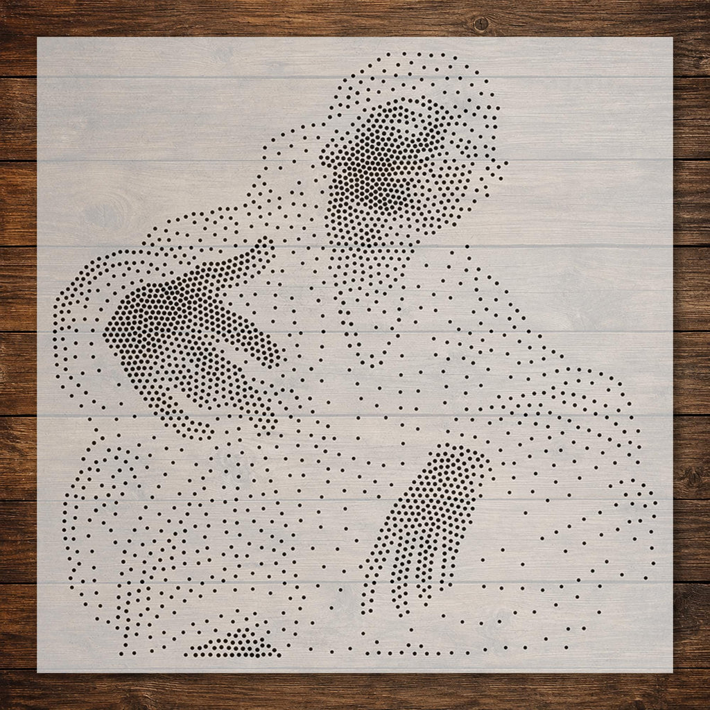 Men’s Portrait Collection reusable Mylar stencil