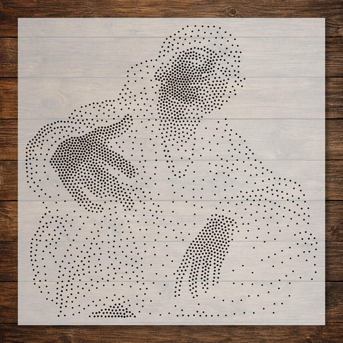 Men’s Portrait Collection reusable Mylar stencil