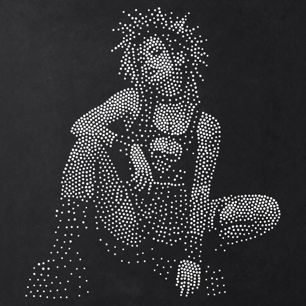 Punk Girl reusable Mylar stencil