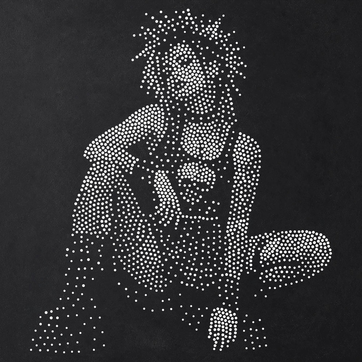Punk Girl reusable Mylar stencil
