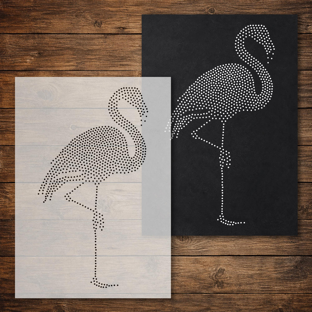 Bird reusable Mylar stencil