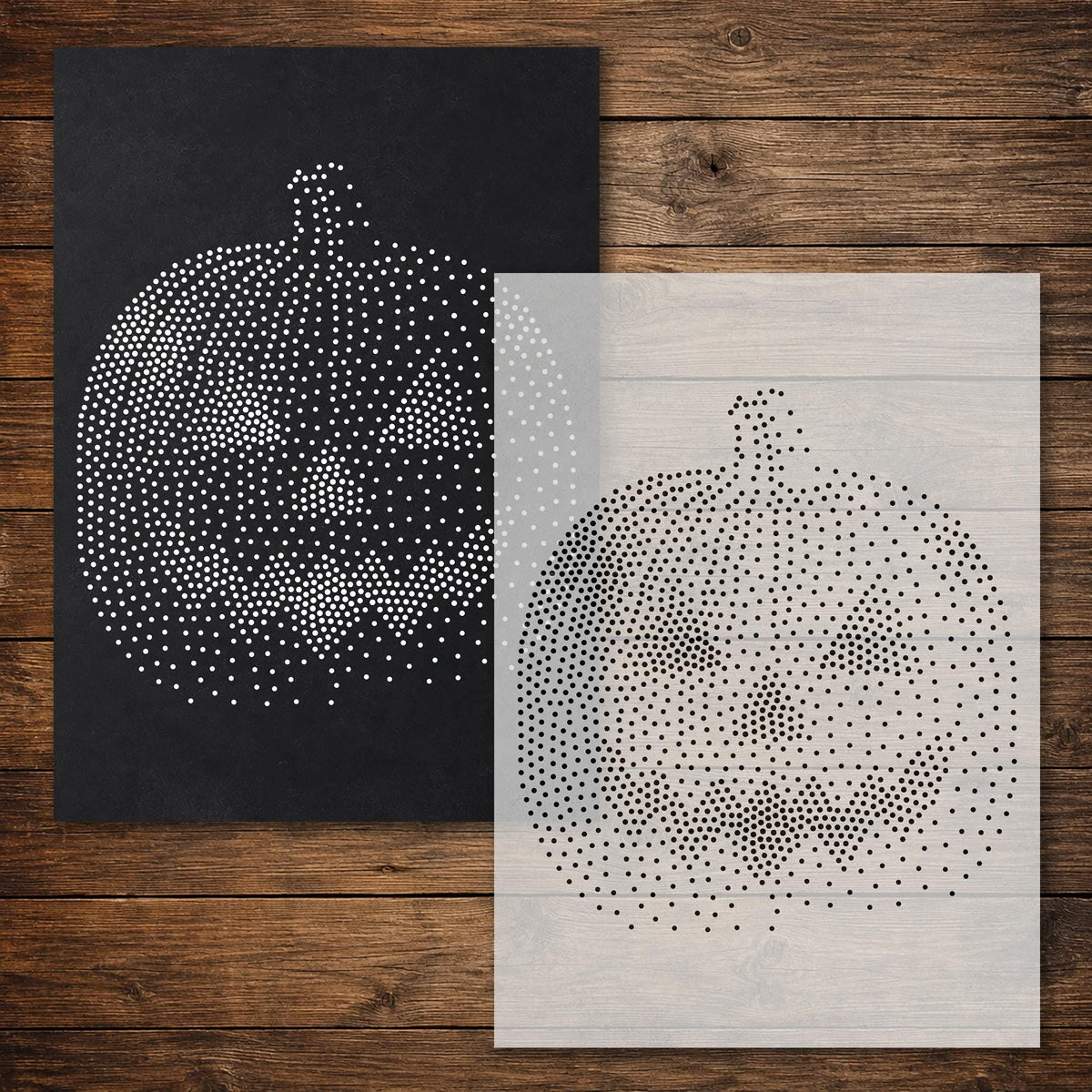 Halloween reusable Mylar stencil
