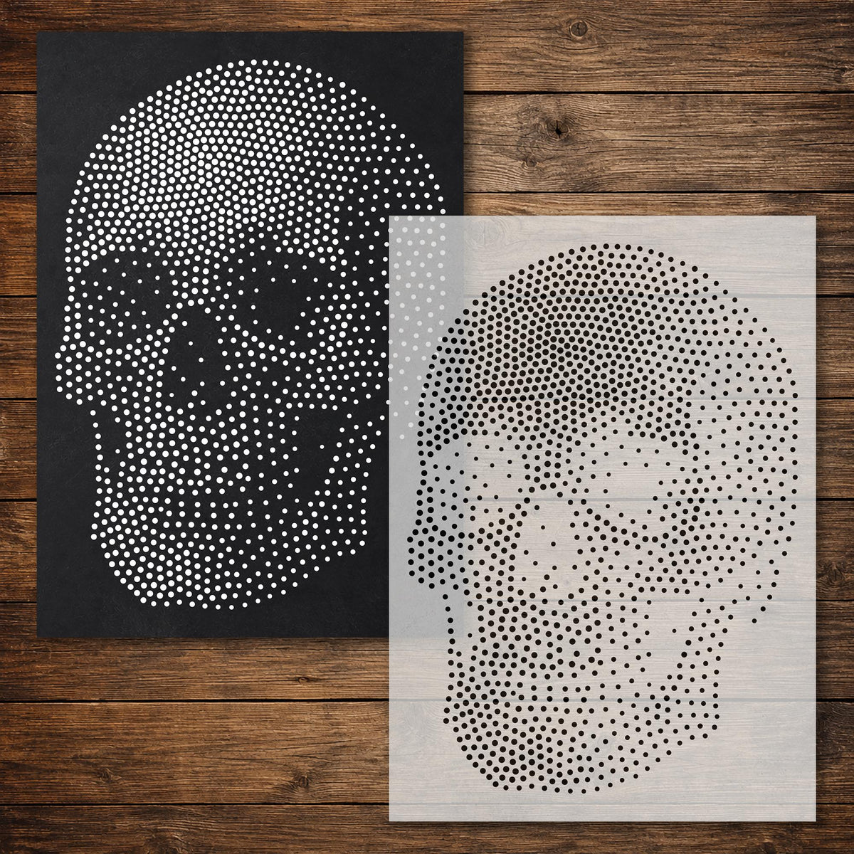Halloween reusable Mylar stencil