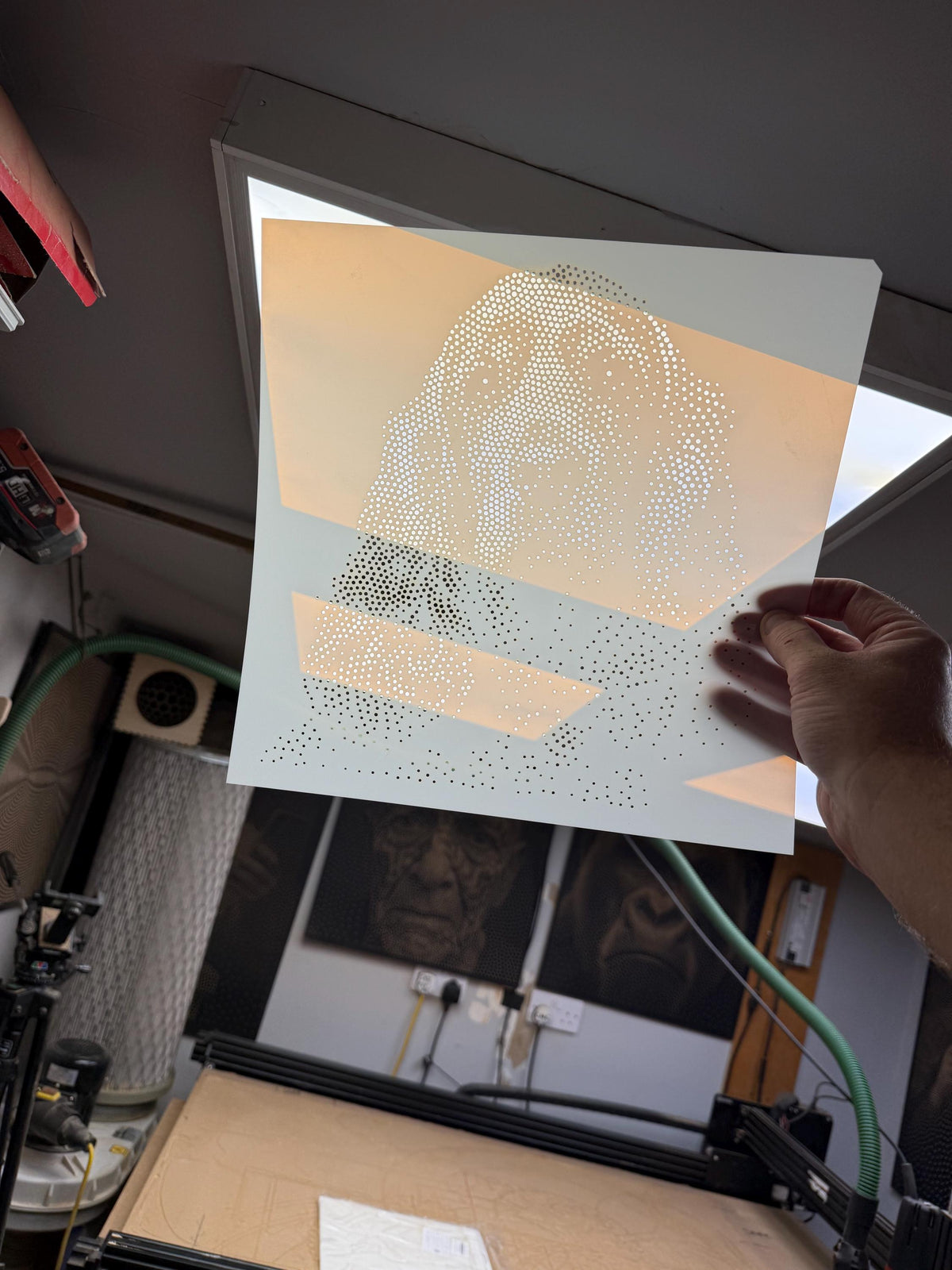 Cocker Spaniel Dog reusable Mylar stencil