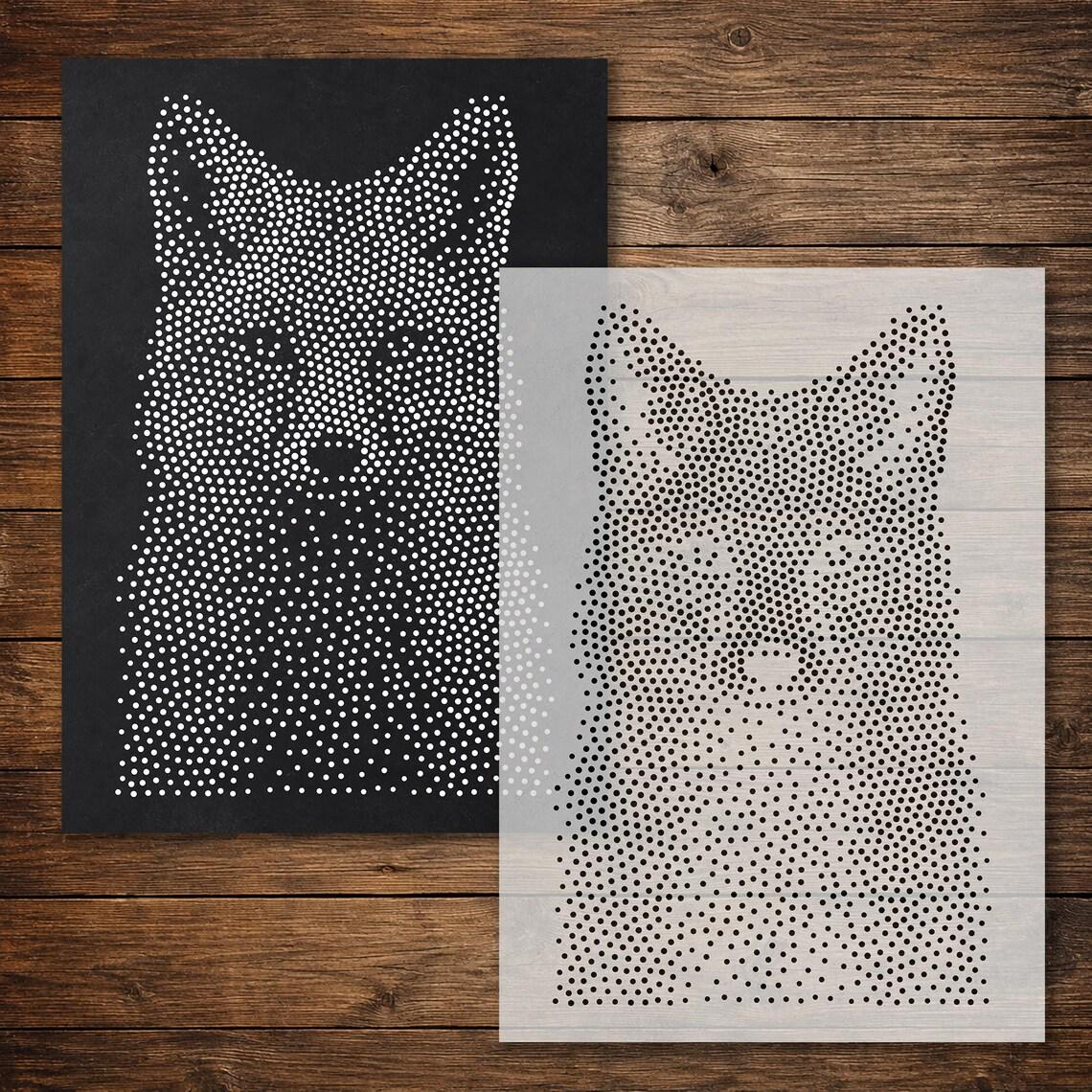 Fox reusable Mylar stencil