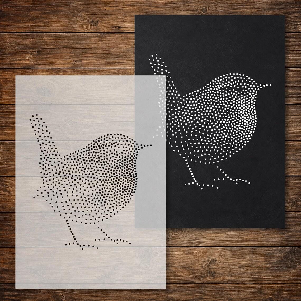 Wren reusable Mylar stencil