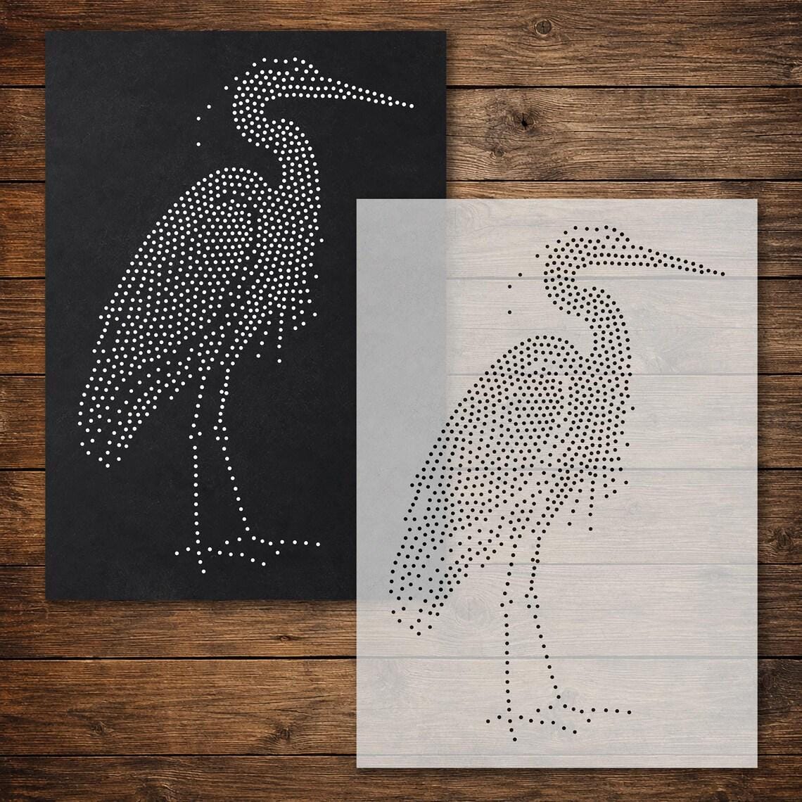 Heron reusable Mylar stencil