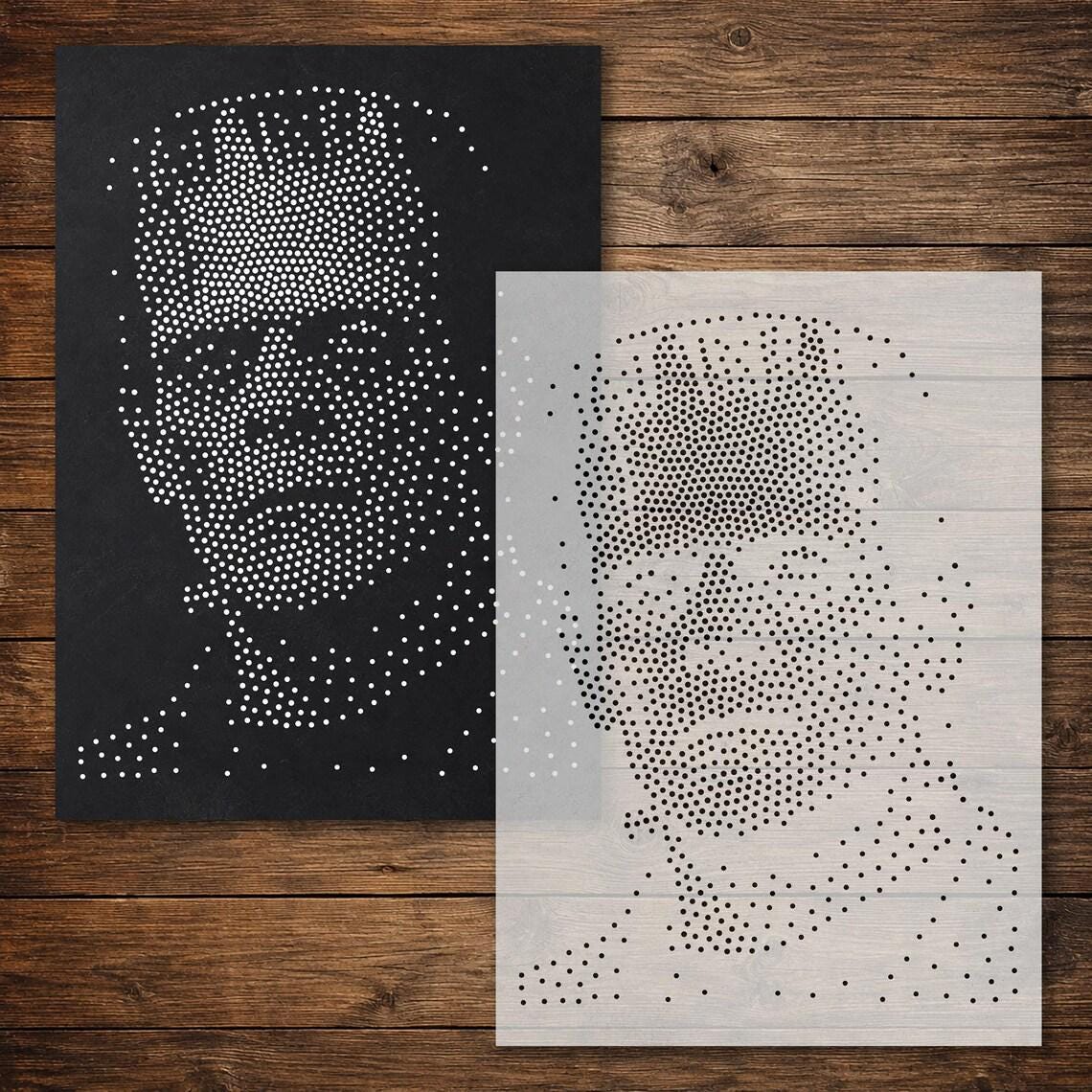 Frankenstein reusable Mylar stencil