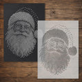 Santa Claus reusable Mylar stencil