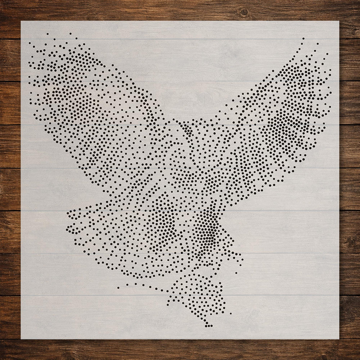 Owl Swooping reusable Mylar stencil