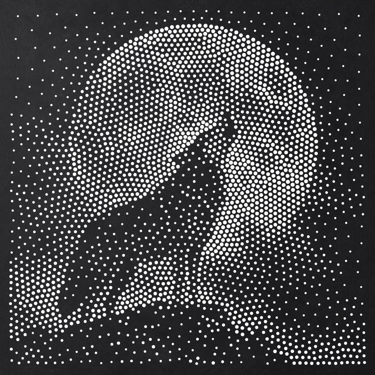 Wolf Howling at Moon reusable Mylar stencil