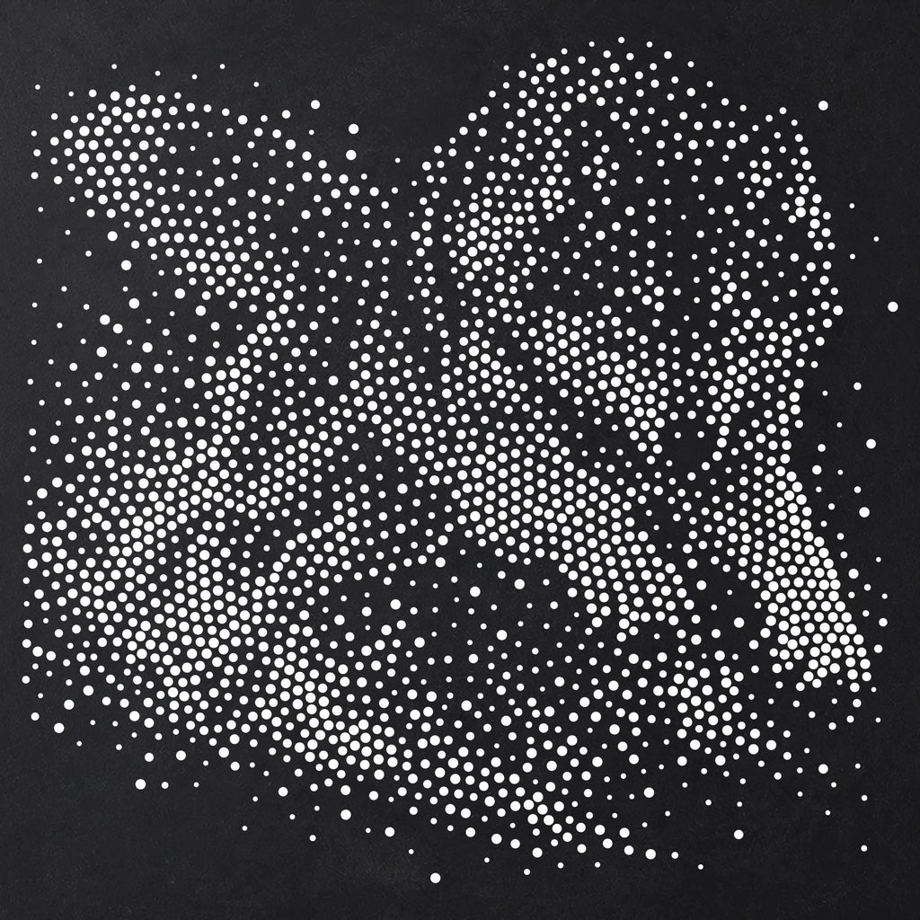 Wolf Leaping reusable Mylar stencil