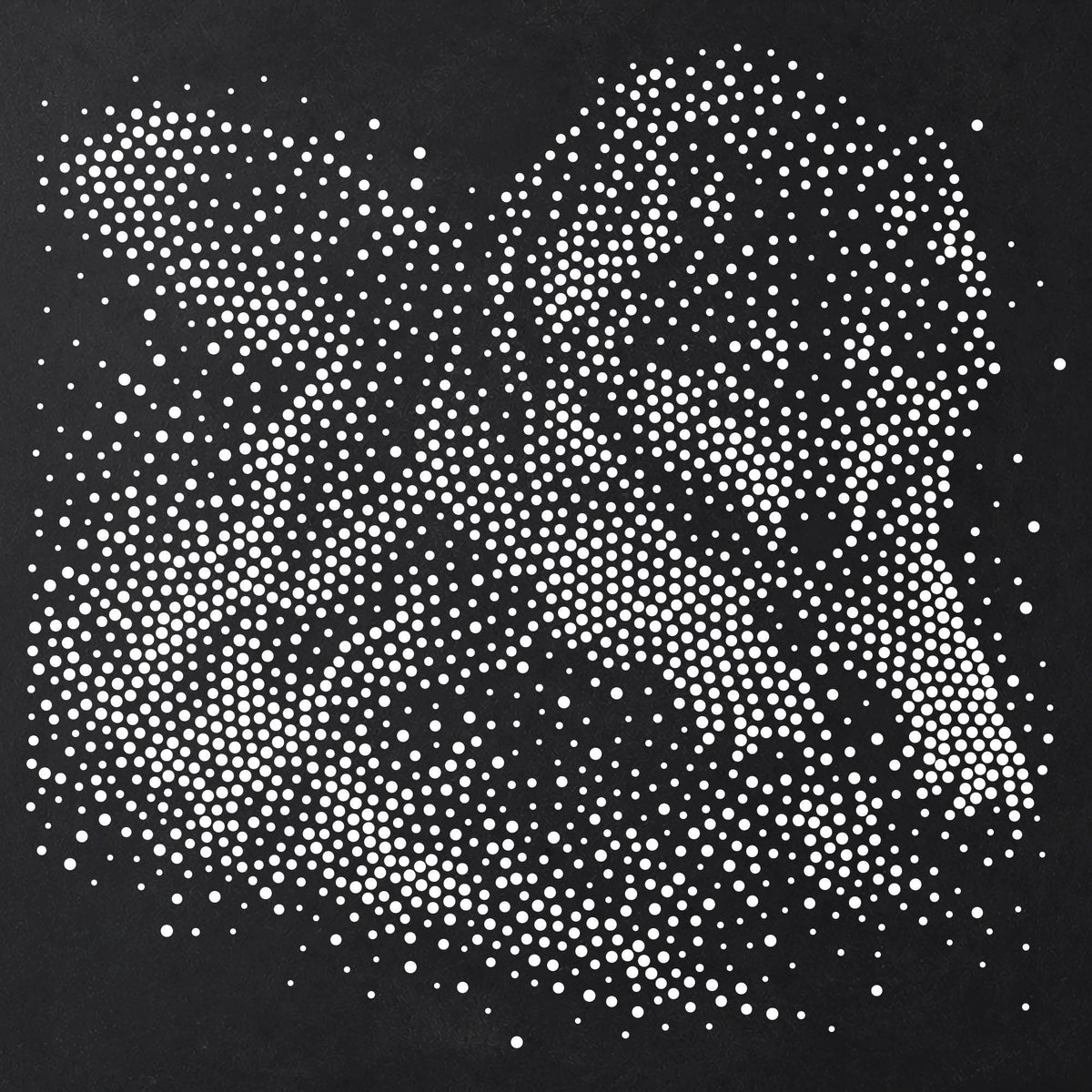 Wolf Leaping reusable Mylar stencil