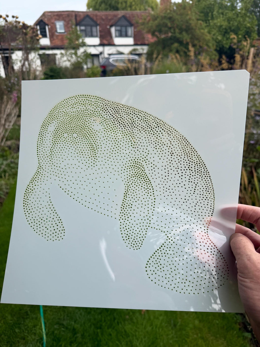 Manatee reusable Mylar stencil